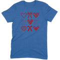 Minimalist Heart & Bow Grid Tee