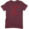 Minimalist Heart & Bow Grid Tee