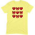 Glitter & Sequin Heart Grid Tee