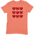 Glitter & Sequin Heart Grid Tee