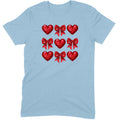 Glitter & Sequin Heart Grid Tee