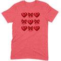 Glitter & Sequin Heart Grid Tee