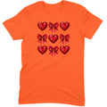 Glitter & Sequin Heart Grid Tee