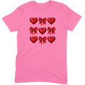 Glitter & Sequin Heart Grid Tee
