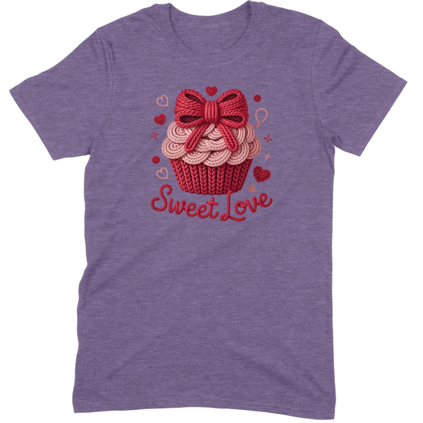 Knit "Sweet Love" Cupcake Tee