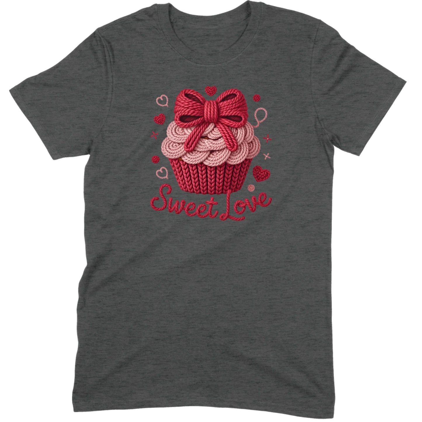 Knit "Sweet Love" Cupcake Tee