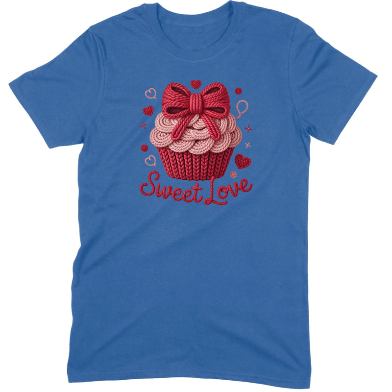 Knit "Sweet Love" Cupcake Tee
