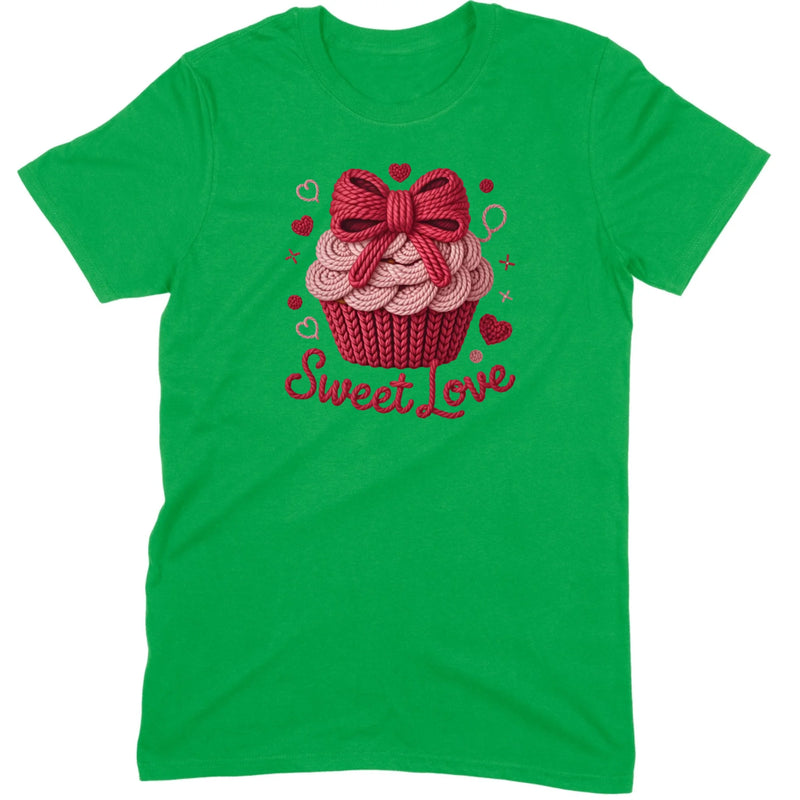 Knit "Sweet Love" Cupcake Tee