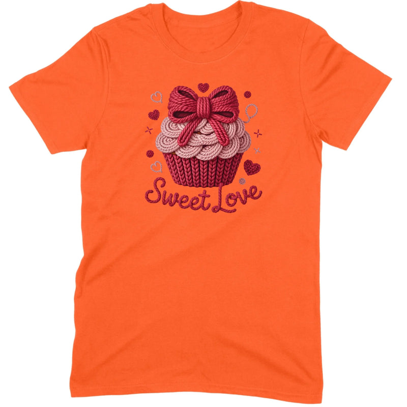 Knit "Sweet Love" Cupcake Tee