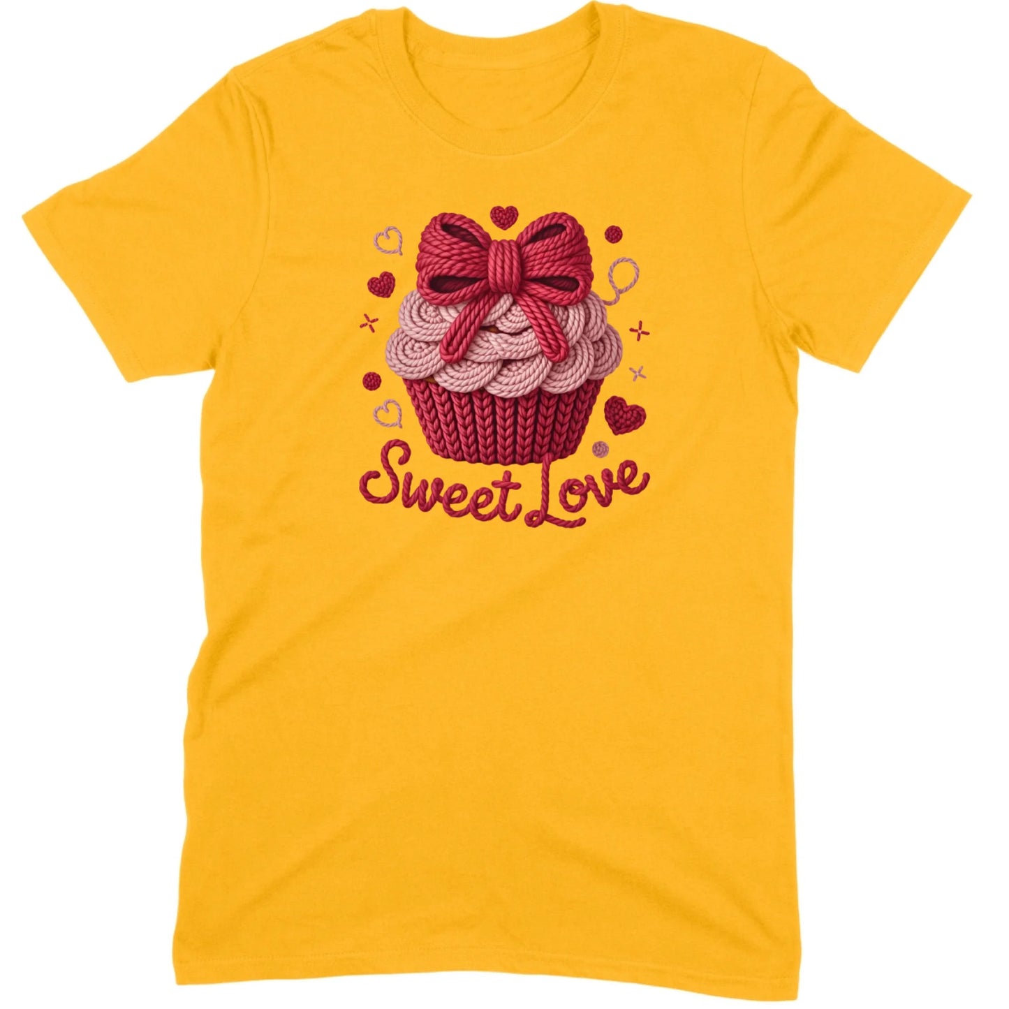 Knit "Sweet Love" Cupcake Tee
