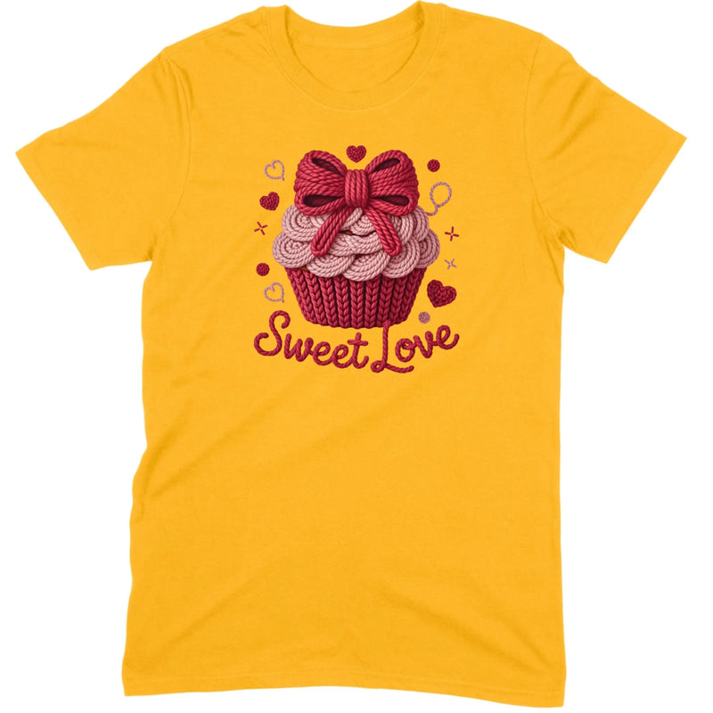 Knit "Sweet Love" Cupcake Tee