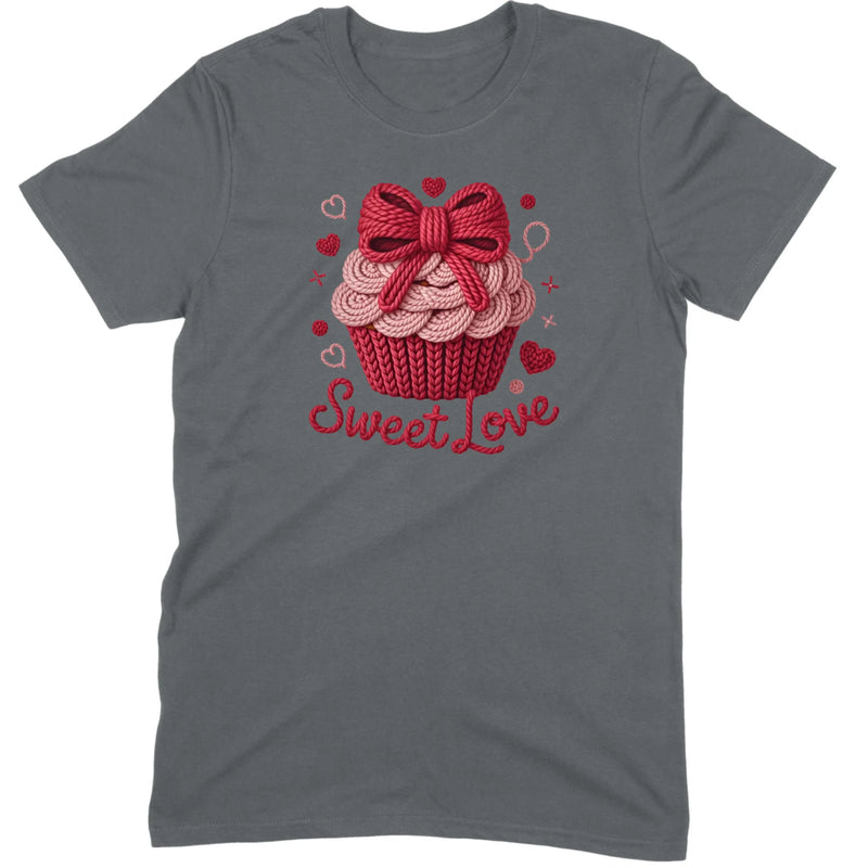 Knit "Sweet Love" Cupcake Tee
