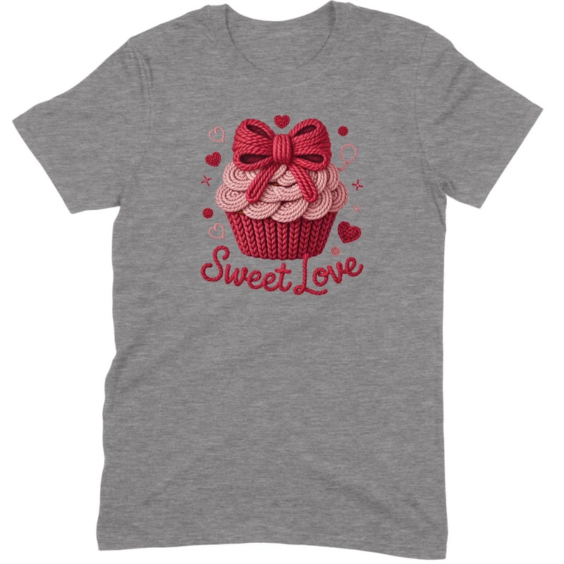 Knit "Sweet Love" Cupcake Tee