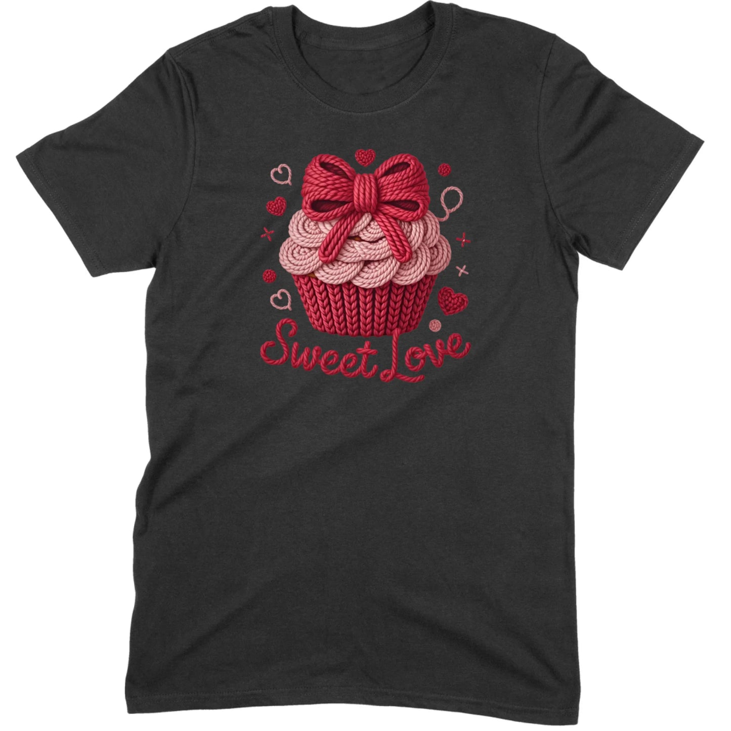 Knit "Sweet Love" Cupcake Tee