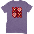 Retro Folk Crochet: Hearts and X's Tee