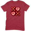 Retro Folk Crochet: Hearts and X's Tee
