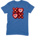 Retro Folk Crochet: Hearts and X's Tee