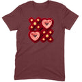 Retro Folk Crochet: Hearts and X's Tee