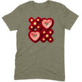 Retro Folk Crochet: Hearts and X's Tee