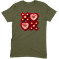 Retro Folk Crochet: Hearts and X's Tee