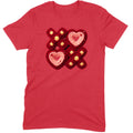 Retro Folk Crochet: Hearts and X's Tee