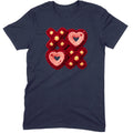 Retro Folk Crochet: Hearts and X's Tee