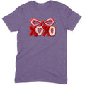 Fuzzy Texture XOXO Ribbon Tee