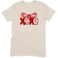 Fuzzy Texture XOXO Ribbon Tee