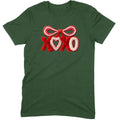 Fuzzy Texture XOXO Ribbon Tee