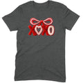 Fuzzy Texture XOXO Ribbon Tee