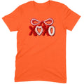 Fuzzy Texture XOXO Ribbon Tee