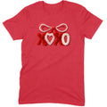 Fuzzy Texture XOXO Ribbon Tee