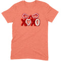 Fuzzy Texture XOXO Ribbon Tee
