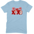 Fuzzy Texture XOXO Ribbon Tee