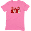 Fuzzy Texture XOXO Ribbon Tee