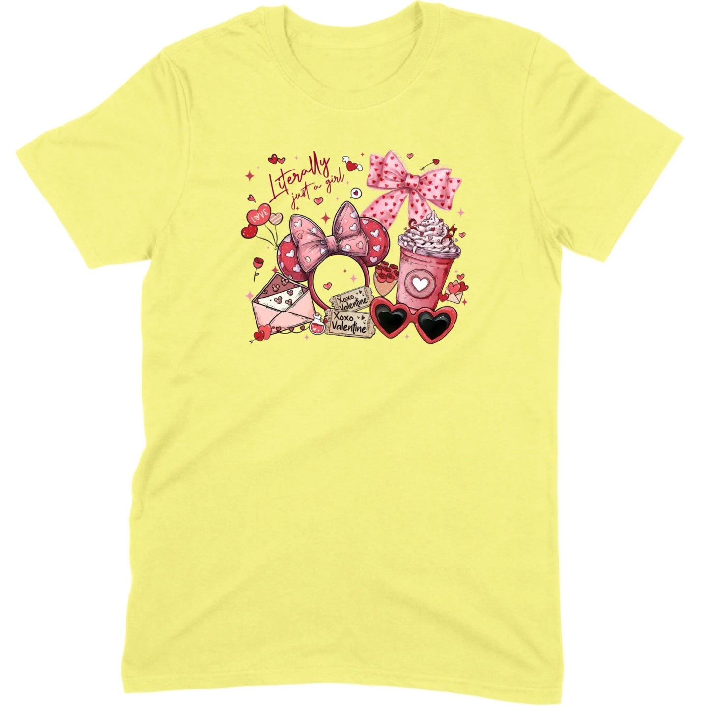 "Literally Just a Girl" Collage Tee