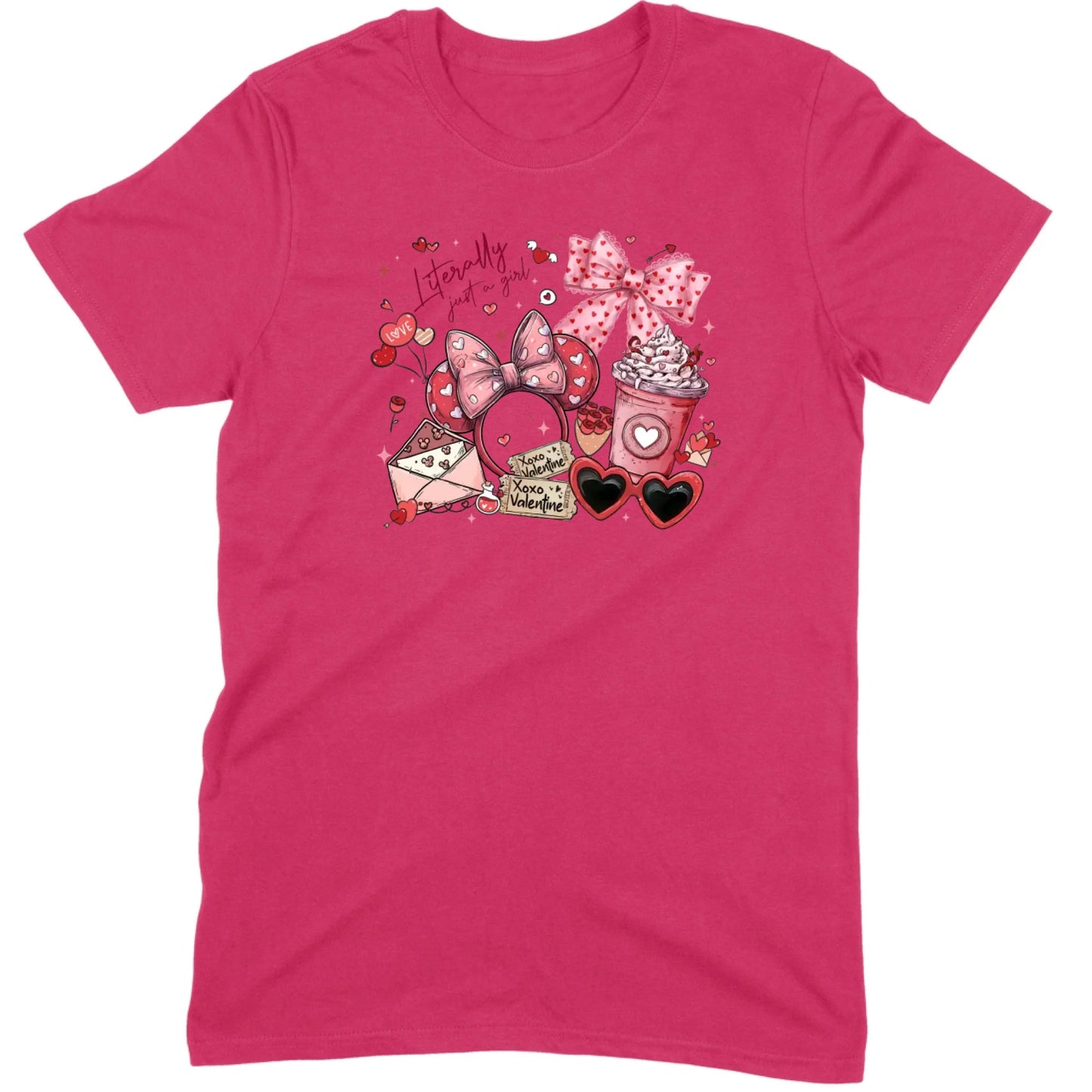 "Literally Just a Girl" Collage Tee