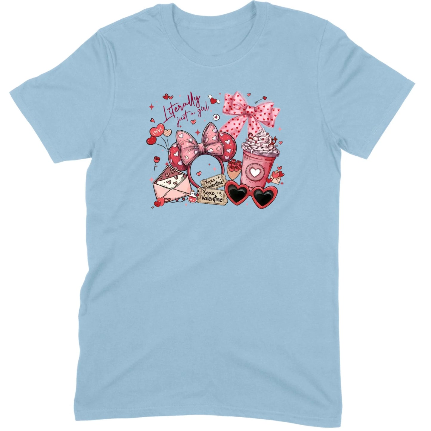 "Literally Just a Girl" Collage Tee