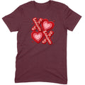 Textured Hearts & Crochet XOXO Folk Art Tee