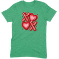 Textured Hearts & Crochet XOXO Folk Art Tee