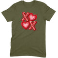 Textured Hearts & Crochet XOXO Folk Art Tee