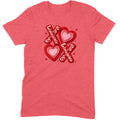 Textured Hearts & Crochet XOXO Folk Art Tee
