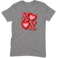 Textured Hearts & Crochet XOXO Folk Art Tee