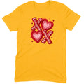 Textured Hearts & Crochet XOXO Folk Art Tee