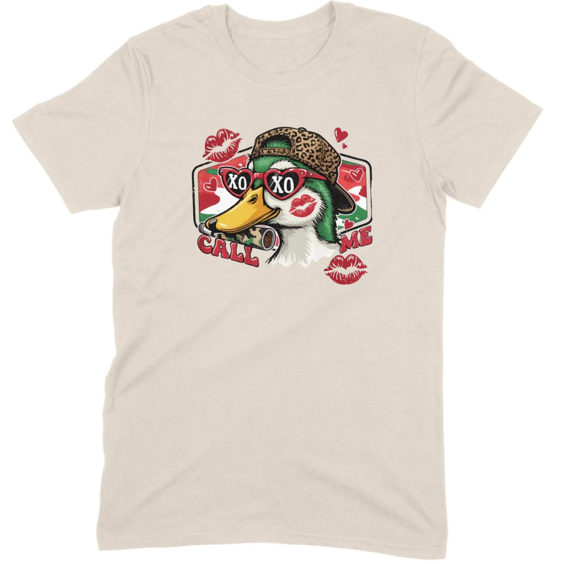 Retro "Call Me" Mallard Hunter Tee
