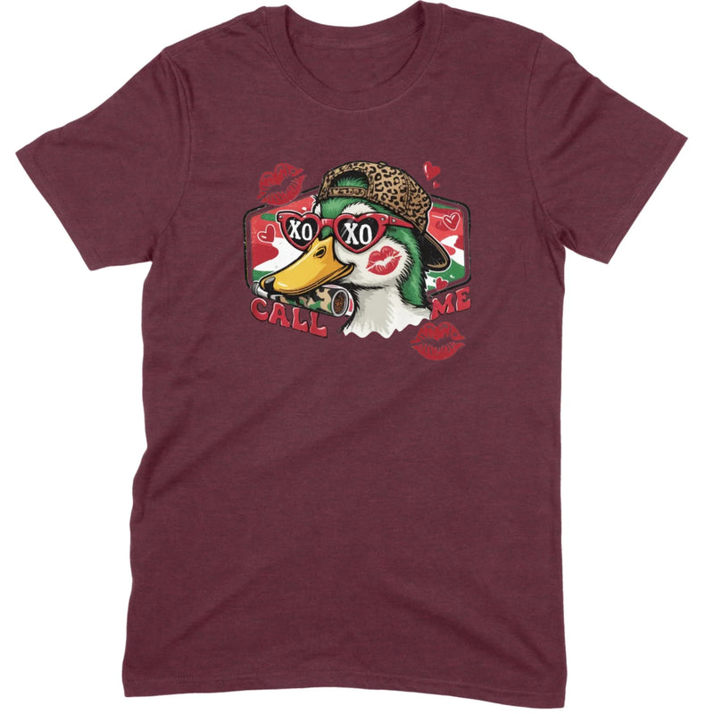 Retro "Call Me" Mallard Hunter Tee