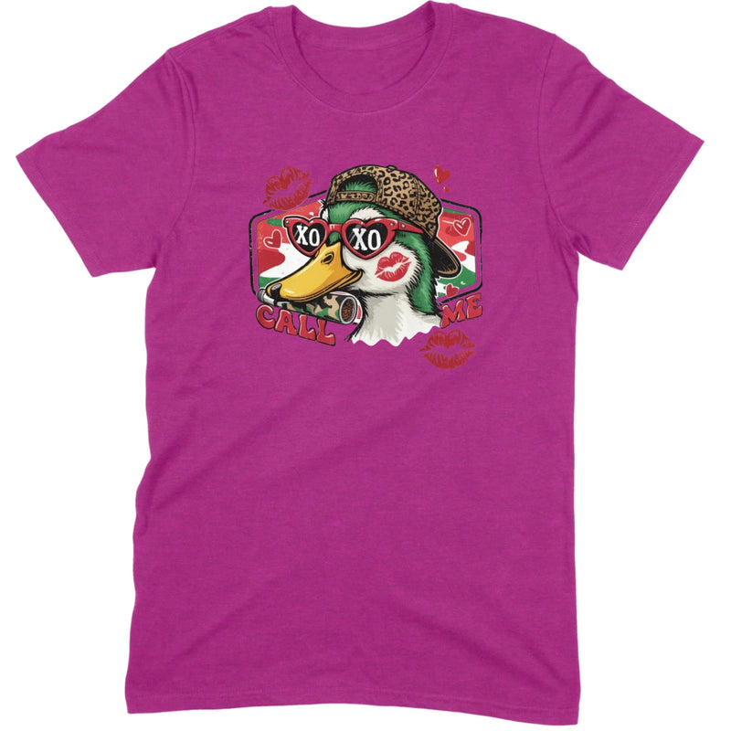 Retro "Call Me" Mallard Hunter Tee