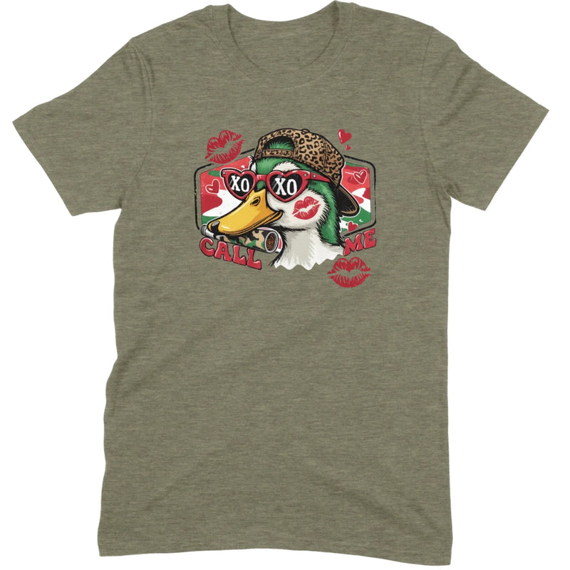 Retro "Call Me" Mallard Hunter Tee
