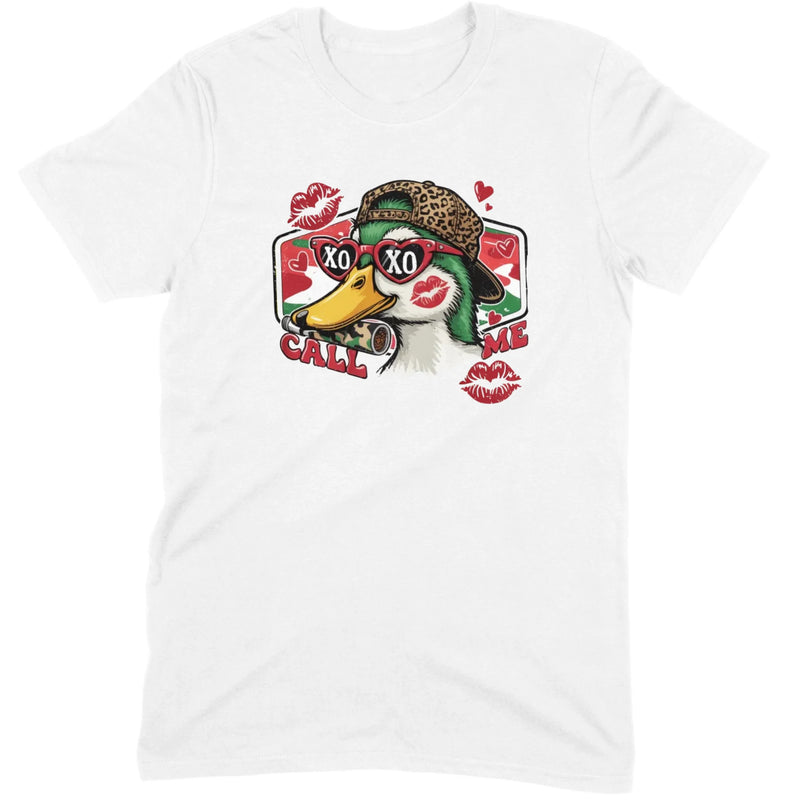 Retro "Call Me" Mallard Hunter Tee