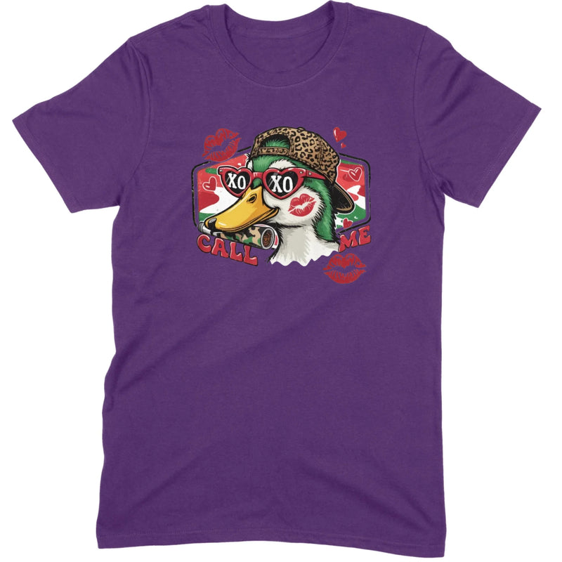 Retro "Call Me" Mallard Hunter Tee